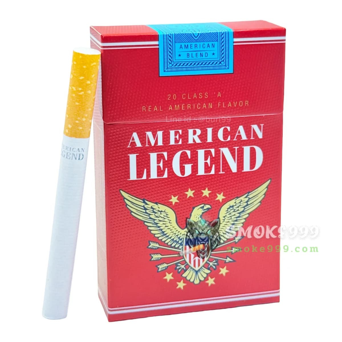 บุหรี่นอก อเมริกัน เลเจนด์ แดง ซองแข็ง ของแท้