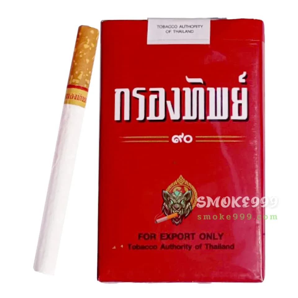 บุหรี่นอก กรองทิพย์ แดง ซองอ่อน ของแท้