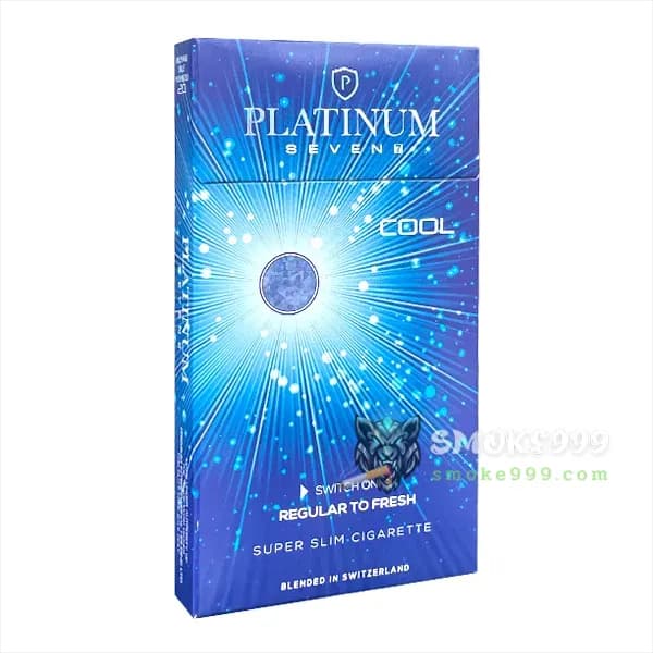 บุหรี่นอก แพลทินัม คูล ฟ้า 1 เม็ดบีบ ของแท้